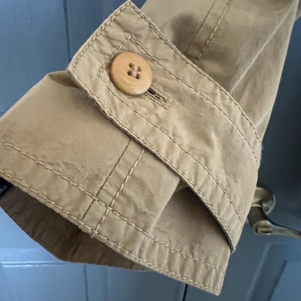 Talbots Classic Tan Trench Coat - Picture 4 of 16